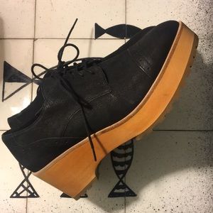 Eileen Fisher Women's Act Black Tumbled Nubuck